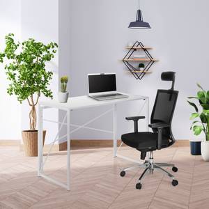 Schreibtisch EASY UP MULTI Weiß - Holz teilmassiv - 50 x 75 x 100 cm