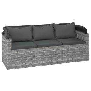 Gartensofa 3029485 (3er Set) Grau