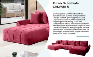 Ecksofa Calvani U Monolith 59 Rot