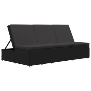 Chaise longue Noir