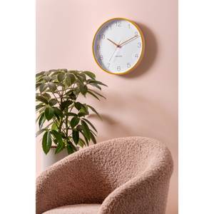 Horloge murale Joy Jaune