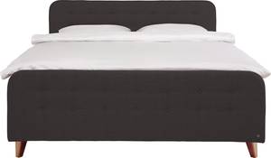 Nordic Box Boxspringbett TBO Anthrazit - Breite: 202 cm - H3