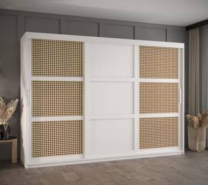 SCHWEBETÜRENSCHRANK PLECIONKA Breite: 250 cm - Silber