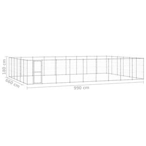 Niche pour chiens 3008428 Profondeur : 990 cm