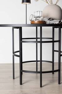 Table ronde en MDF Copenhagen 140 cm Noir - 140 x 140 cm