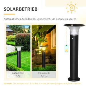 Solarlampen B30-008 Braun - Metall - 24 x 60 x 24 cm