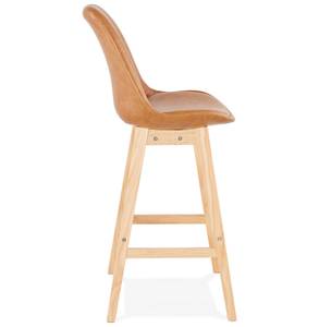 Tabouret De Bar ELENA Marron - Bois massif - 48 x 114 x 56 cm