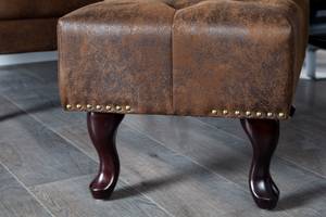 Fußhocker CHESTERFIELD Braun