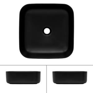 Vasque 395x395x14 cm noir Noir - Céramique - 40 x 14 x 14 cm