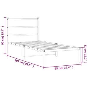 Bettgestell-K- 5815 95 x 207 cm