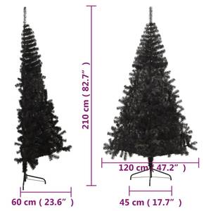 Weihnachtsbaum 3009944-2 Schwarz - 120 x 210 x 120 cm