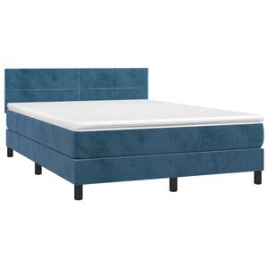 Boxspringbett 3017268-8 Dunkelblau - 144 x 203 cm