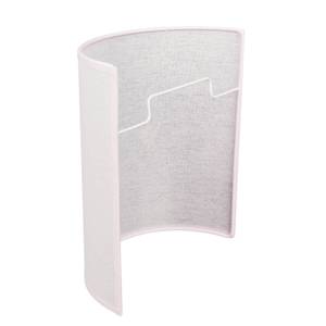 Wandleuchte ALICE Hellrosa - Pink - 20 x 23 x 9 cm - Metall - Textil
