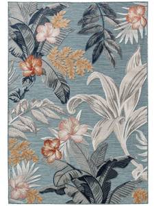 Outdoor Teppich Flora 10 Blau - Multicolor - 200 x 300 cm