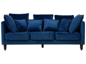 3-Sitzer Sofa FENSTAD Blau - Marineblau - Eiche Dunkel