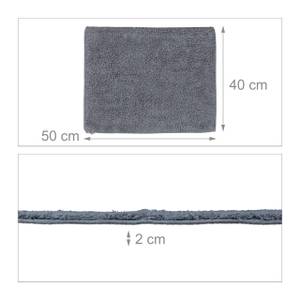 Tapis de bain lavable tapis de douche 50 x 40 cm