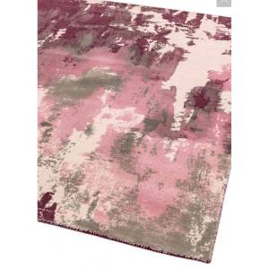 Tapis de salon ORBIT Rose foncé - 200 x 200 cm