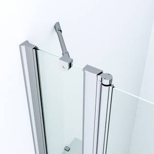 Duschwand Glas Faltbare Nische NIMES Breite: 120 cm