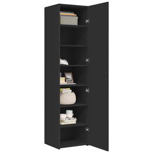 Highboard DE1912 Schwarz - Holzwerkstoff - 43 x 185 x 45 cm