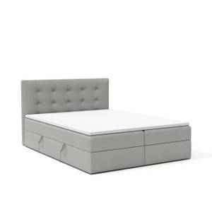 Boxspringbett Doppelbett Adamo Grau - Breite: 180 cm