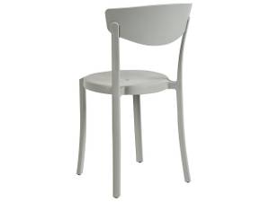 Chaise de salle à manger VIESTE Gris - Gris lumineux - Profondeur : 38 cm