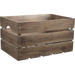 Retro-Kiste aus gealtertem Holz Massivholz - 55 x 30 x 36 cm