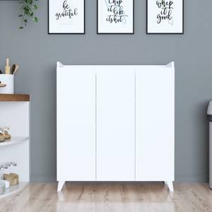 Armoire basse Sirdal Blanc