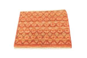 Designer - 59x62cm Orange - Naturfaser - 59 x 1 x 62 cm