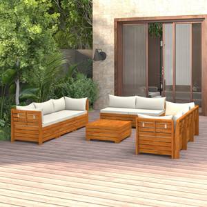 Garten-Lounge-Set (9-teilig) 3013017-11 Cremeweiß