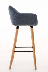 Tabouret de bar Grant Lot de 2 Bleu