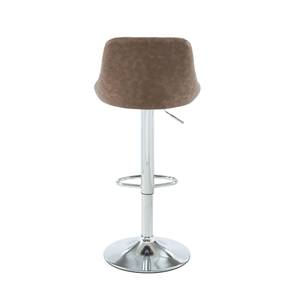 Lot de 2 tabourets de bar MATT Marron