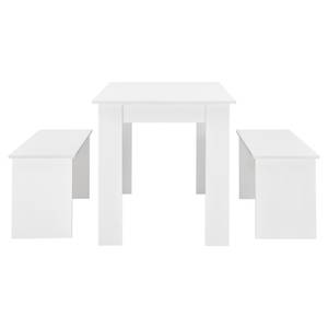 Set Table 2 Chaises Hokksund Blanc