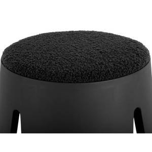 Tabouret Savor H46cm Imitation frêne noir - Noir