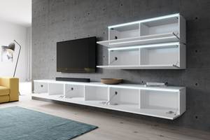 FURNIX Ensemble meubles Bargo V avec LED Blanc