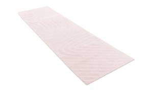 Läufer Teppich Darya CCLXXXVII Pink - Textil - 84 x 1 x 300 cm