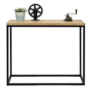 Table console Icub 35x100x82 – 30 Noir Noir - Bois massif - Bois/Imitation - 100 x 80 x 35 cm