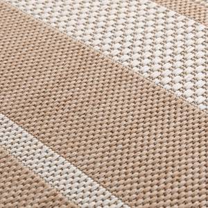 Outdoorteppich Bergen Streifen Beige - 240 x 290 cm