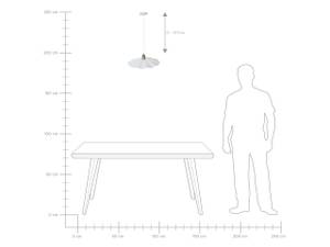 Lampe suspension PHILS Blanc - Métal - 40 x 127 x 40 cm