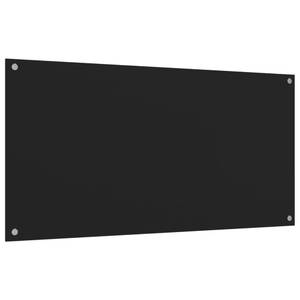 Küchenrückwand 298279 (2er Set) Schwarz - 50 x 80 cm