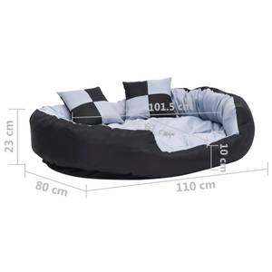 Hundekissen 3006175 Schwarz - Grau - 110 x 23 x 80 cm