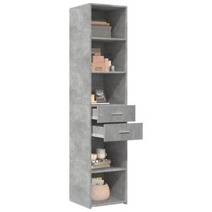 Highboard DE8908 Grau - Holzwerkstoff - 43 x 185 x 40 cm