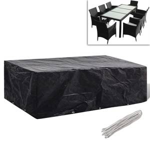 Housse de meuble 299460-1 Noir - Métal - Matière plastique - 140 x 90 x 300 cm