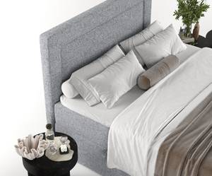 Boxspringbett Imagine Grau - Breite: 160 cm - H2