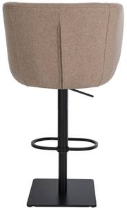 Tabouret de bar Gambo Taupe - Noir