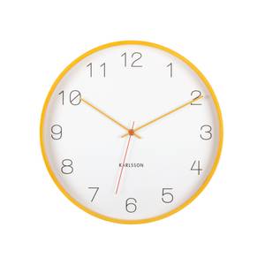 Horloge murale Joy Jaune