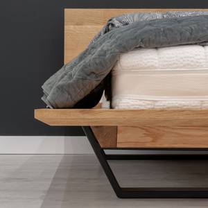 Loft-Bett Nova aus Massivholz und Metall 180 x 220 cm