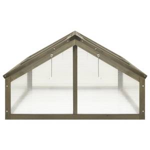 Gewächshaus 3006202 Grau - Massivholz - Holzart/Dekor - 80 x 50 x 114 cm