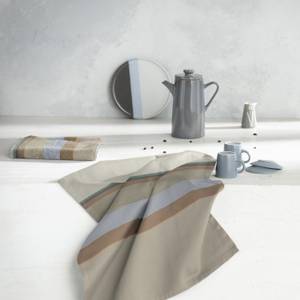 Küchentuch - 50x55cm - Sand - 6 Stück Weiß - Textil - 50 x 6 x 55 cm