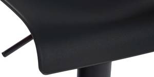 Tabouret de bar Branford Lot de 2 Noir - Matière plastique