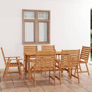 Gartenmöbel-Set Braun - Massivholz - Holzart/Dekor - 70 x 74 x 140 cm